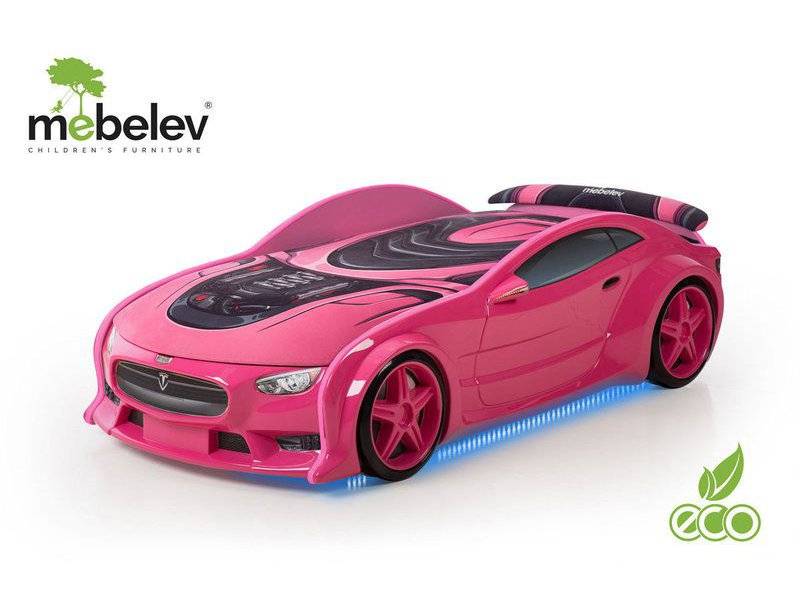 кровать машина объемная neo тесла с подсветкой в Сочи