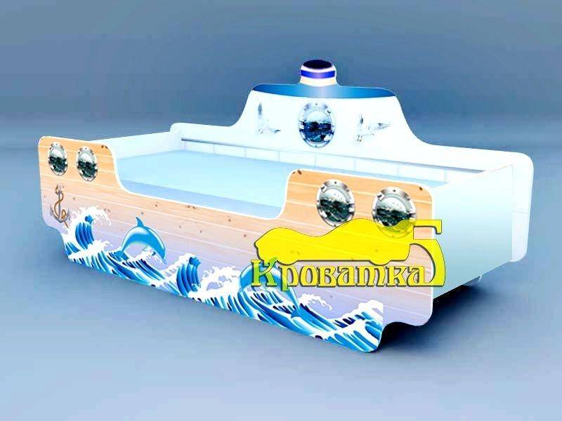 детская кровать кораблик дельфины в Сочи