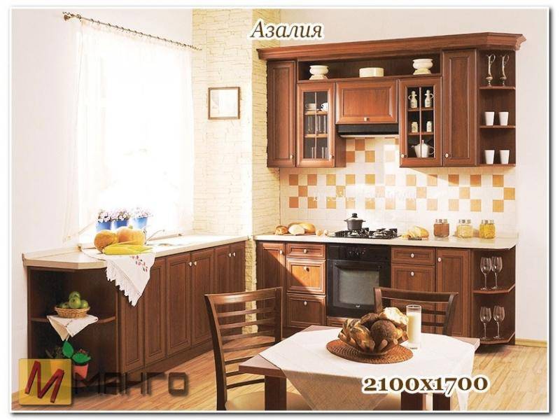 угловая кухня азалия в Сочи