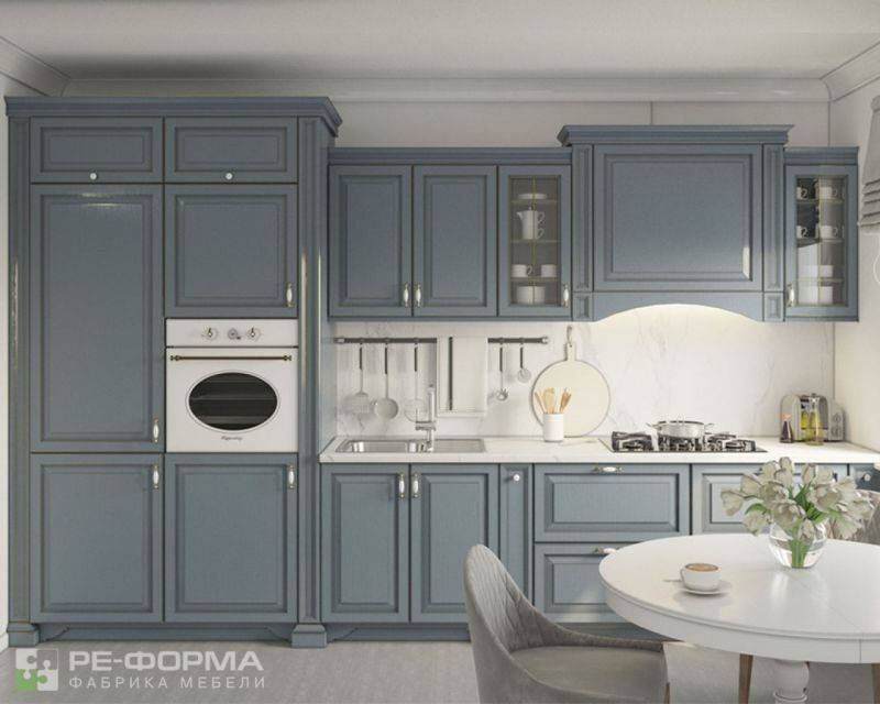 классическая прямая кухня 045 в Сочи