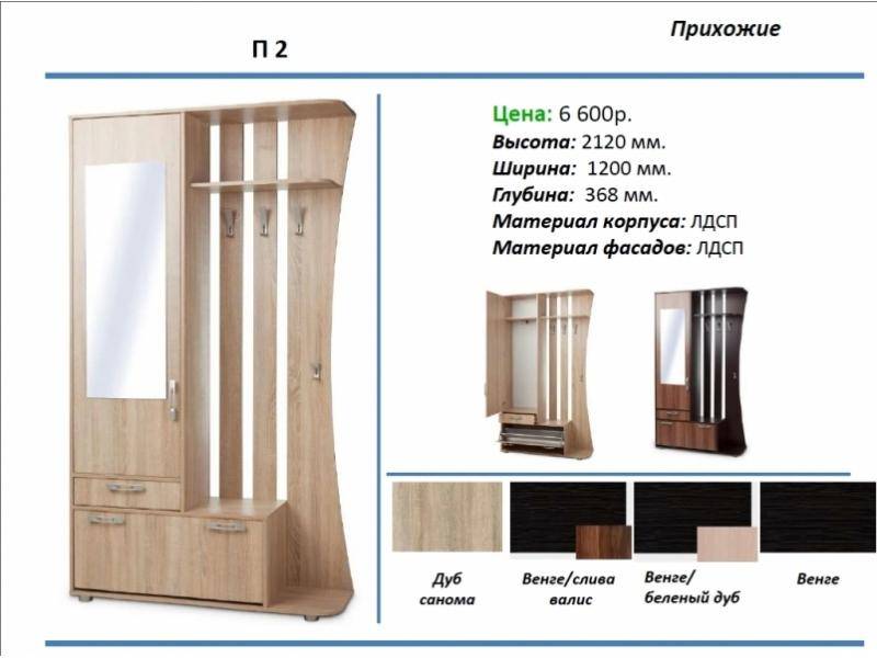 прихожая п2 в Сочи