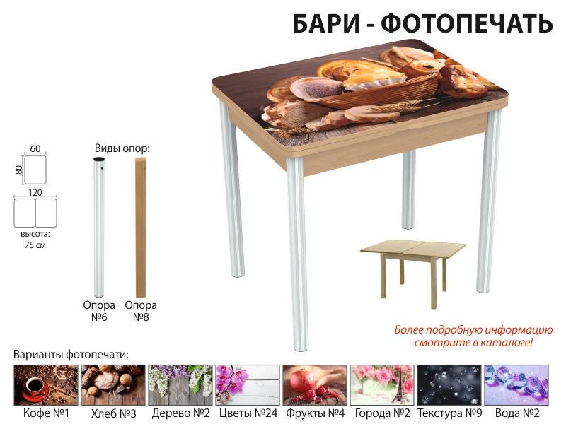 стол бари фотопечать в Сочи