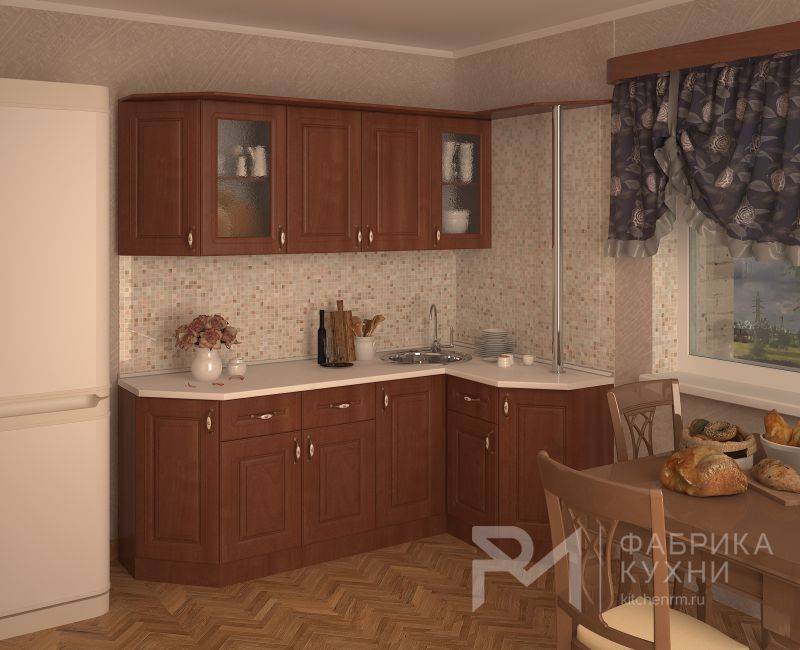кухня орех квадро 2 угловая в Сочи