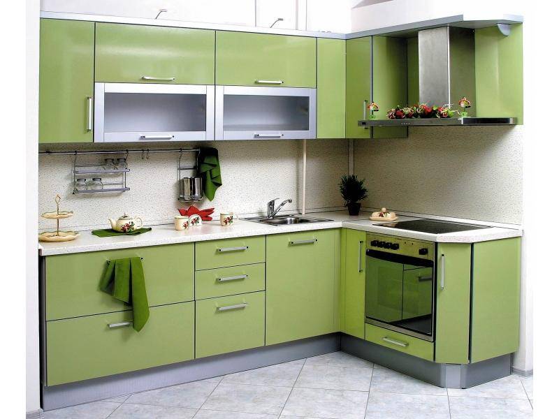 зеленая кухня элегант в Сочи