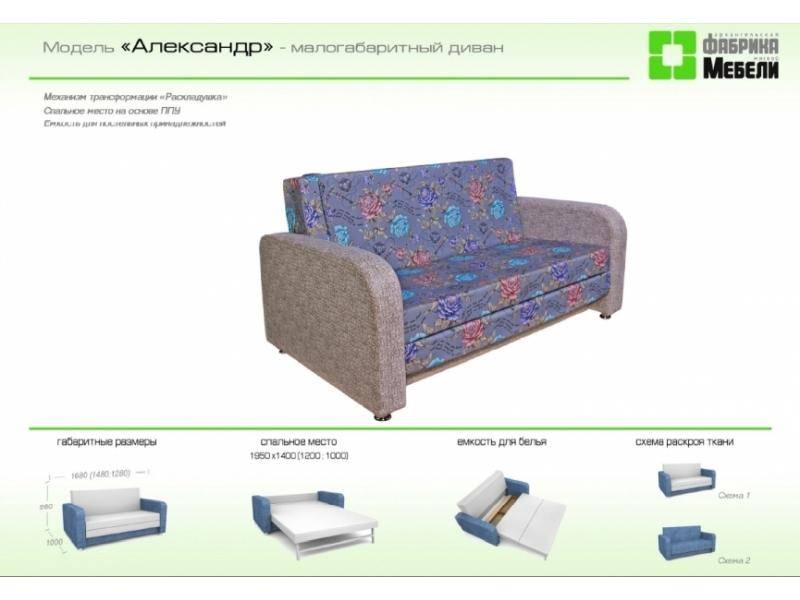 прямой диван александр в Сочи