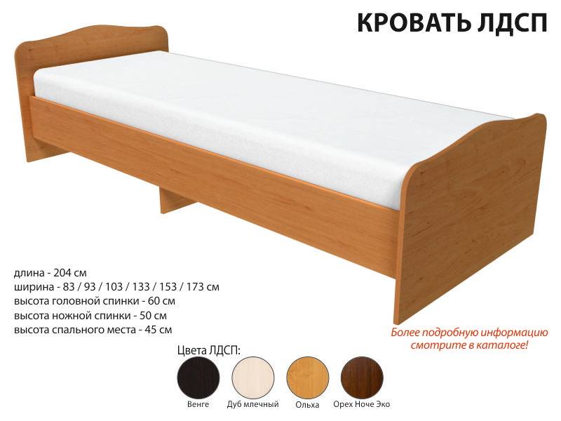 кровать лдсп в Сочи