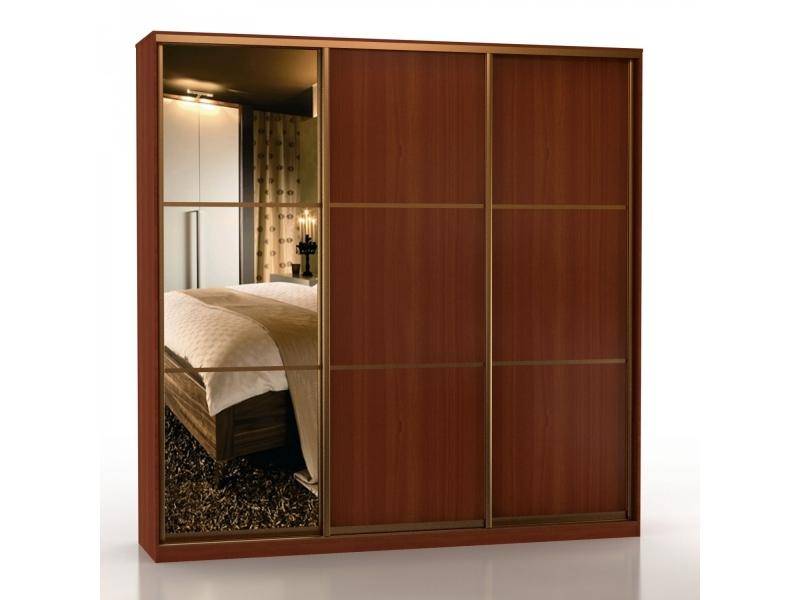 шкаф-купе 3 створки с зеркалом шк-3 20 24 60 05 04 04 в Сочи