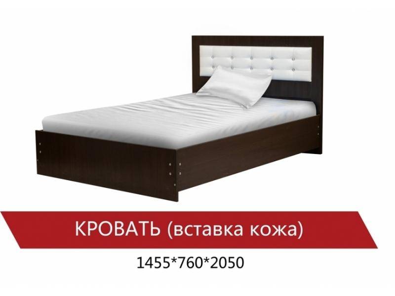 кровать со вставкой из кожи в Сочи