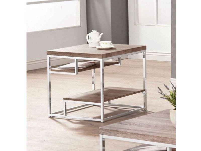 журнальный стол chrome & triple wood в Сочи