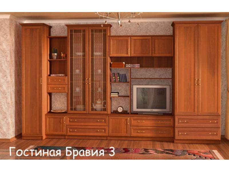 гостиная стенка бравия 3 в Сочи