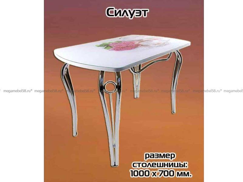 обеденный стол с фотопечатью силуэт в Сочи