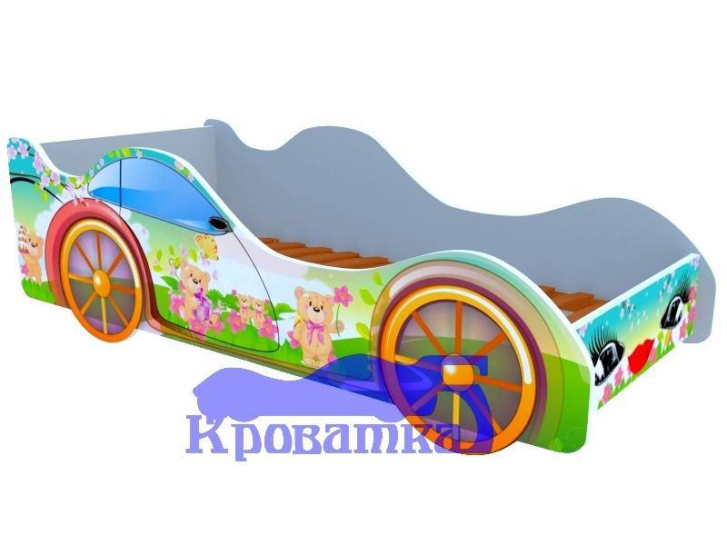 детская кровать-машина мишки в Сочи