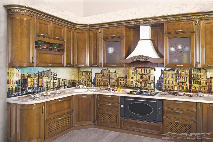 кухня из массива ольхи allegro в Сочи