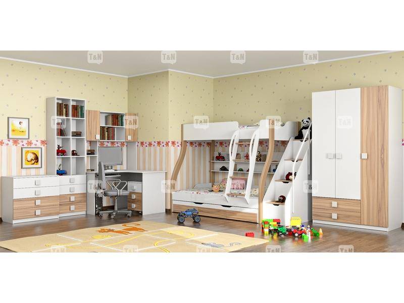 детская двухъярусная кровать tracy oak в Сочи