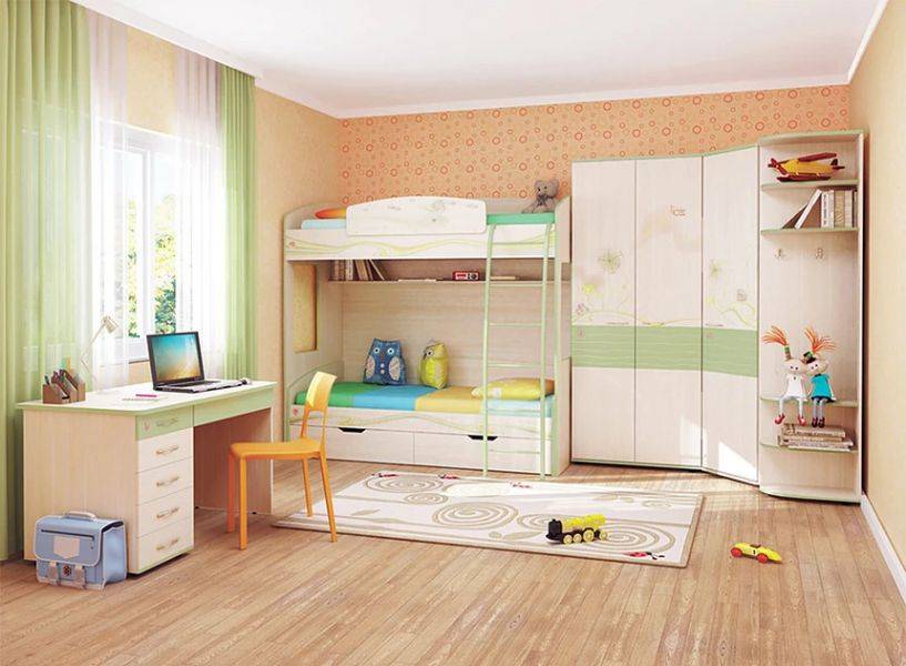 светлая детская мебель 10 в Сочи