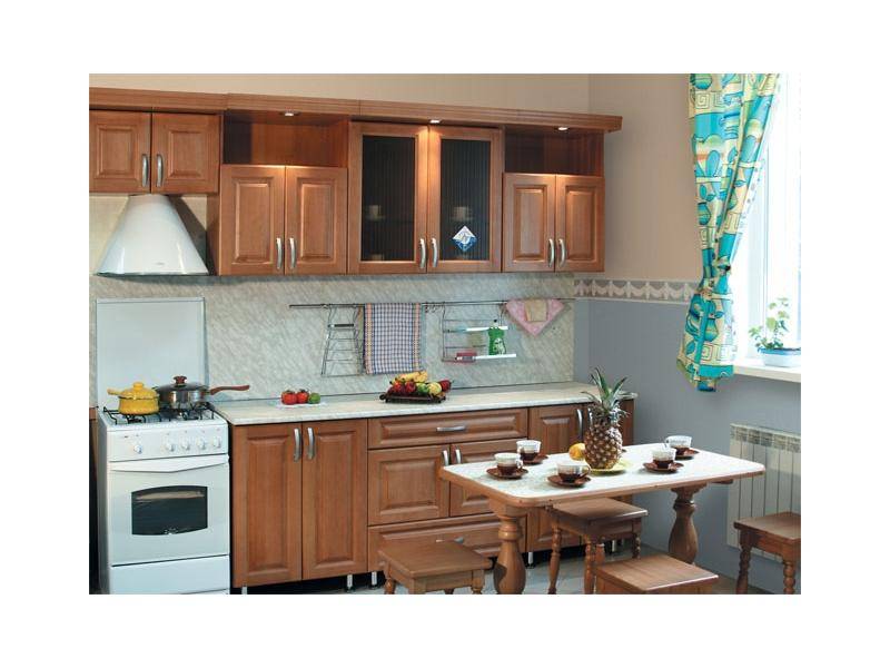коричневая кухня квадро в Сочи