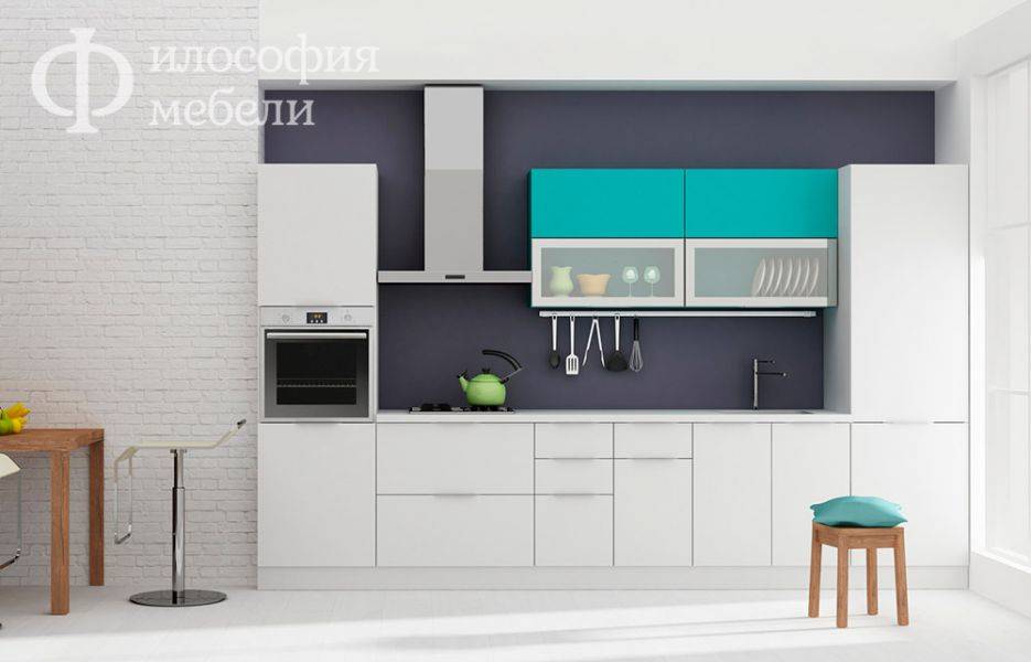 прямая кухня №30 в Сочи