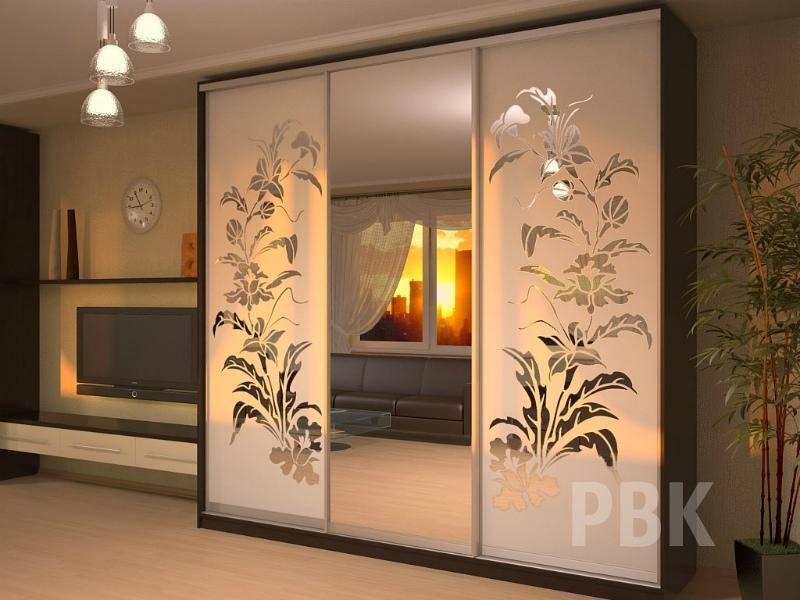 шкаф с пескоструйным фасадом фантазия в Сочи