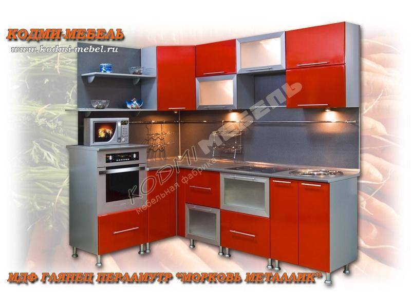 кухонный гарнитур угловой морковь в Сочи