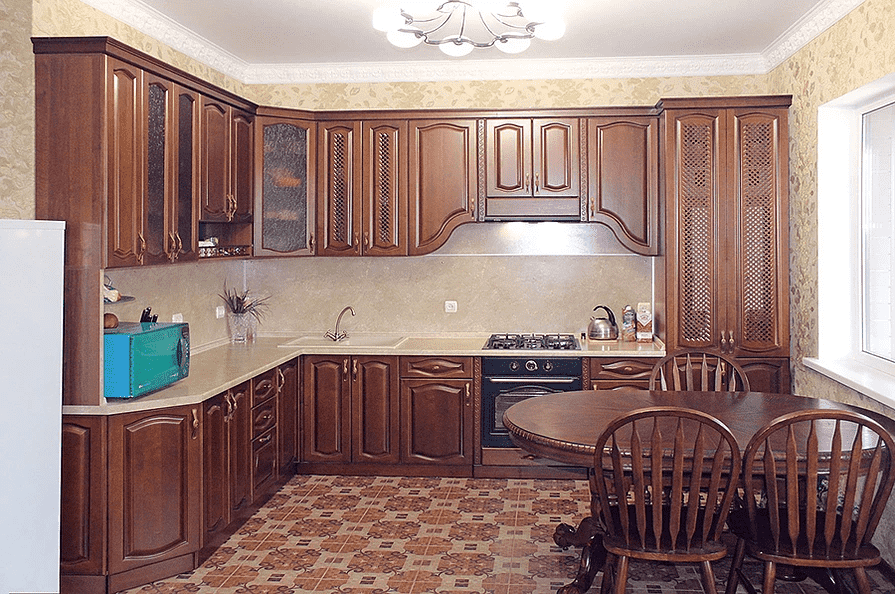 кухня фантазия угловая орех в Сочи