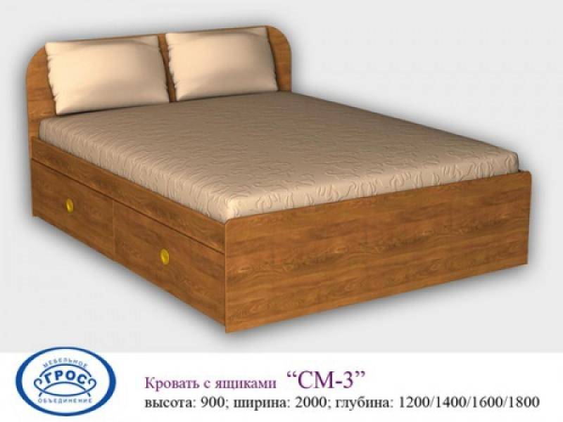 кровать с ящиками в Сочи