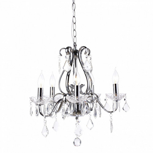 люстра chateaux хром, прозрачная в Сочи