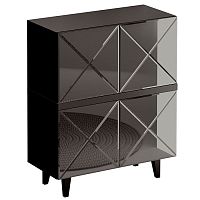 шкаф kristal черный в Сочи