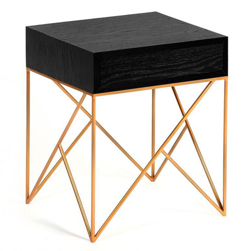 прикроватная тумба с ящиком prince черная в Сочи