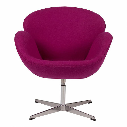 кресло swan chair лиловое в Сочи