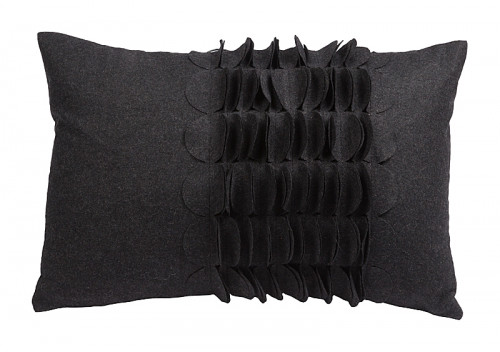 подушка с объемным узором giselle dark gray в Сочи