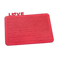 разделочная доска happy board love, красная в Сочи