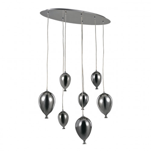подвесная люстра ideal lux clown sp7 cromo в Сочи