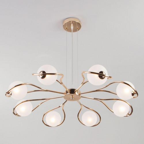 подвесная люстра eurosvet camomile 70089/8 золото в Сочи