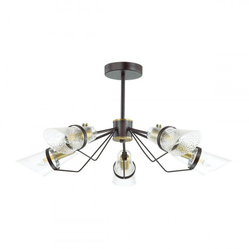 потолочная люстра lumion morgana 4404/5c коричневая в Сочи