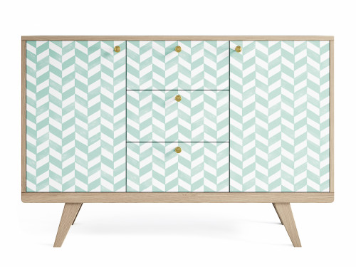 комод thimon осветлённый дуб / принт 050 в Сочи