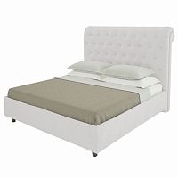 кровать двуспальная 160х200 белая из велюра sweet dreams в Сочи