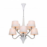 подвесная люстра arte lamp a1528lm-8wh белая в Сочи