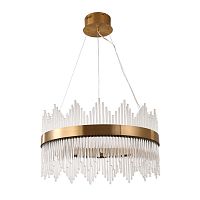 люстра stripglass 50 латунь, прозрачное стекло в Сочи