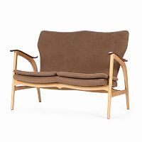 диван fauteuil прямой коричневый в Сочи