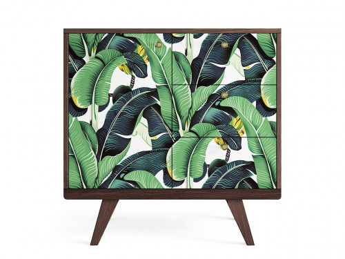 мини-комод thimon темный дуб принт № 025 матовый лак в Сочи