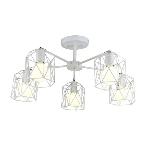 потолочная люстра arte lamp a4284pl-5wh белая в Сочи