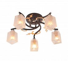 потолочная люстра idlamp edda 206/5pf-blackchrome в Сочи