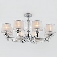 потолочная люстра eurosvet amalfi 60081/8 хром в Сочи