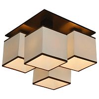 потолочная люстра arte lamp quadro a4402pl-4bk в Сочи