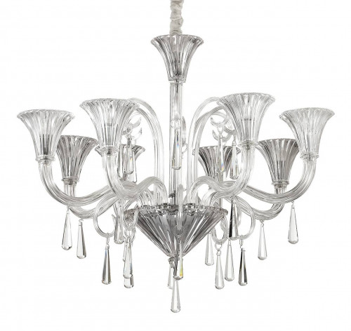 подвесная люстра ideal lux santa sp8 transparente в Сочи