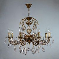 подвесная люстра ambiente alicante 8888/8 pb tear drop бронза в Сочи