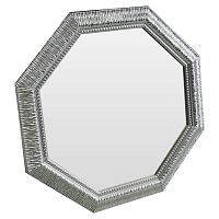 зеркало серебряное восьмиугольное с декором sparkle silver в Сочи