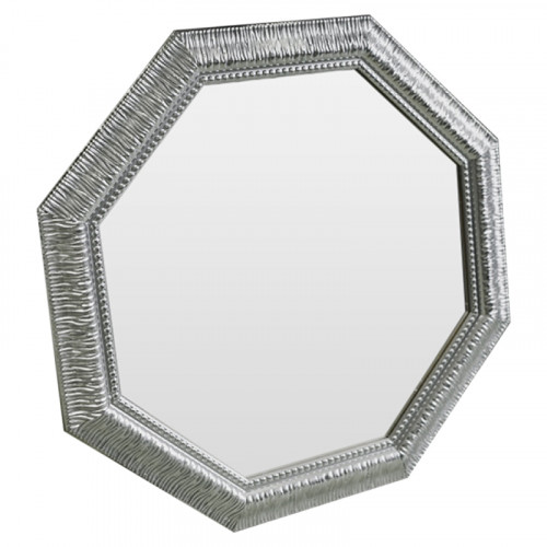 зеркало серебряное восьмиугольное с декором sparkle silver в Сочи