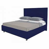 кровать двуспальная 160х200 синяя royal black в Сочи