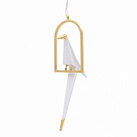 лампа потолочная led bird золотого цвета в Сочи